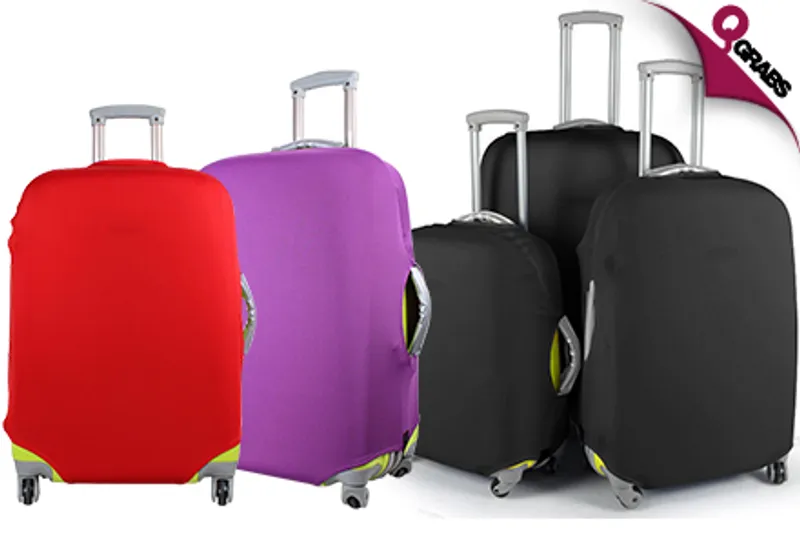 From QR39, Ward Off Scratches with Stretchable Protective Luggage Covers - Choose from Three Colors & Three Sizes! (Up to QR355 Value)